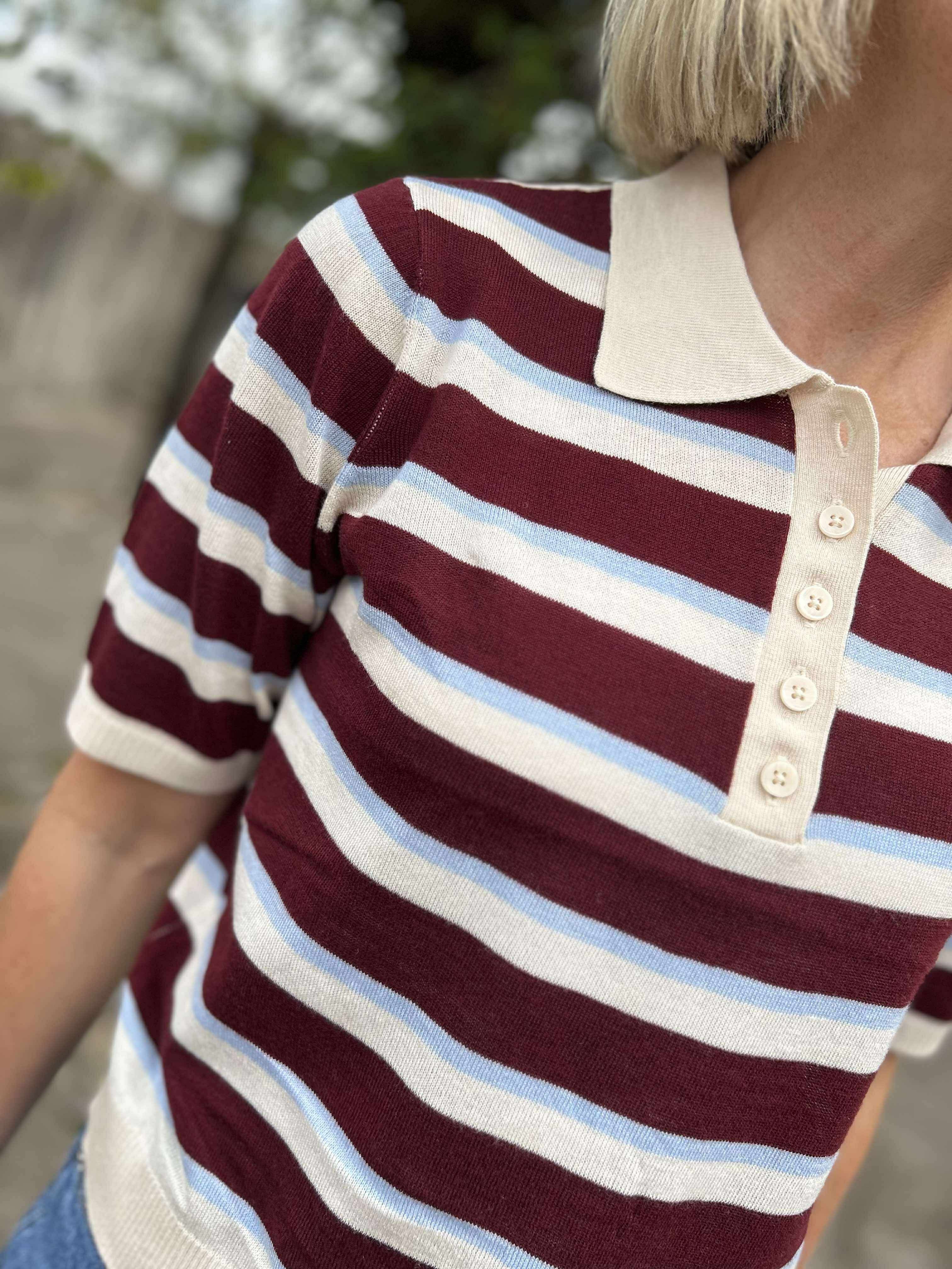 AWSIKITA Knit Polo-Shirt - Birch
